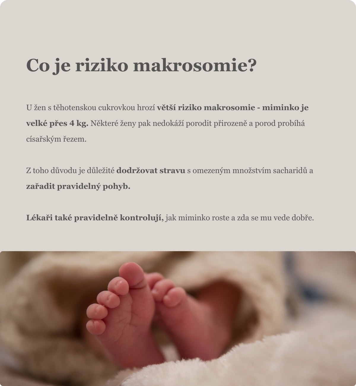 těhotenská cukrovky rizika